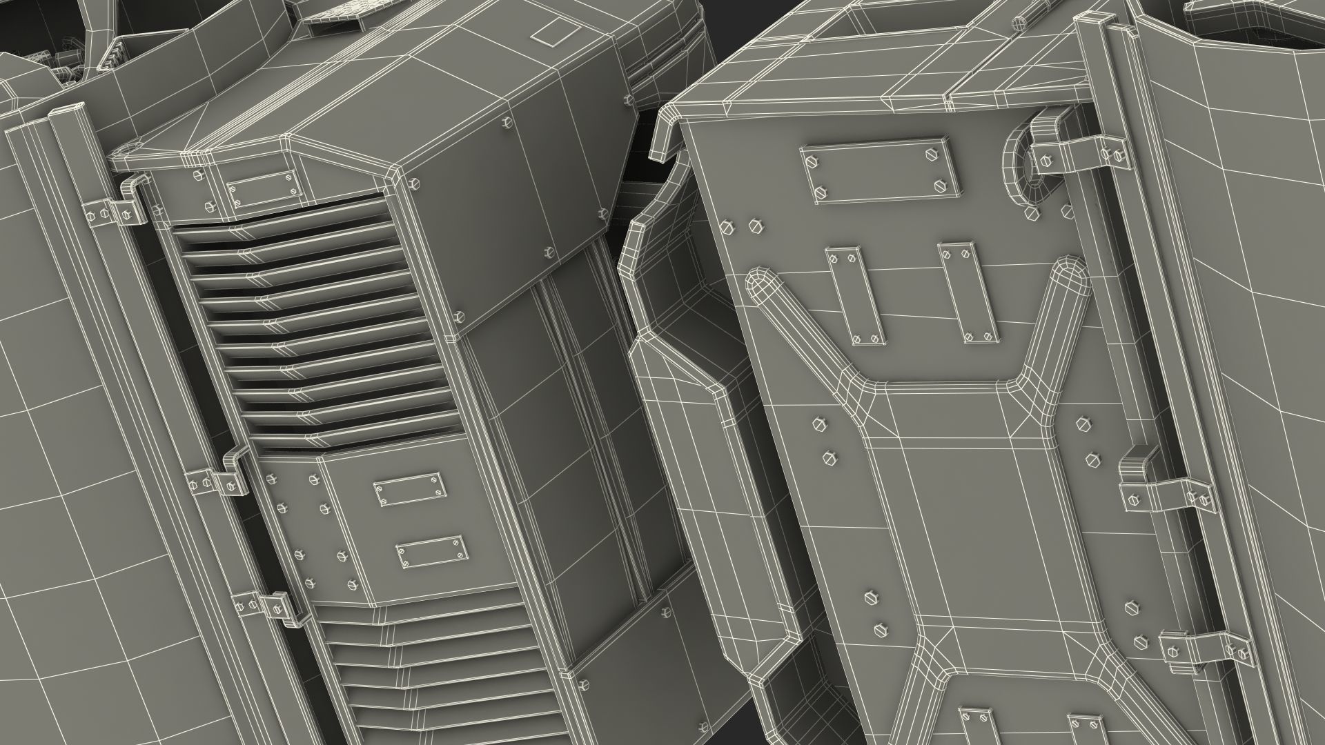 Bomag BW 205 AD4 Tandem Roller Rigged 3D model_33