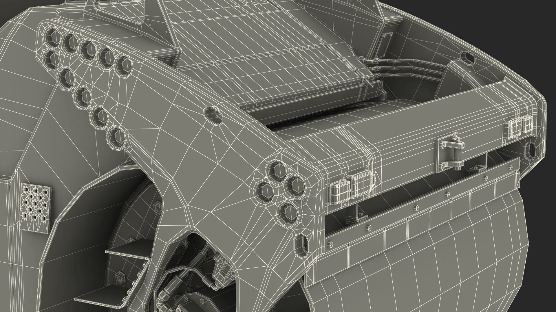 Bomag BW 205 AD4 Tandem Roller Rigged 3D model_30