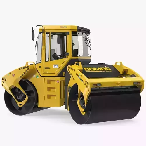 Bomag BW 205 AD4 Tandem Roller Rigged