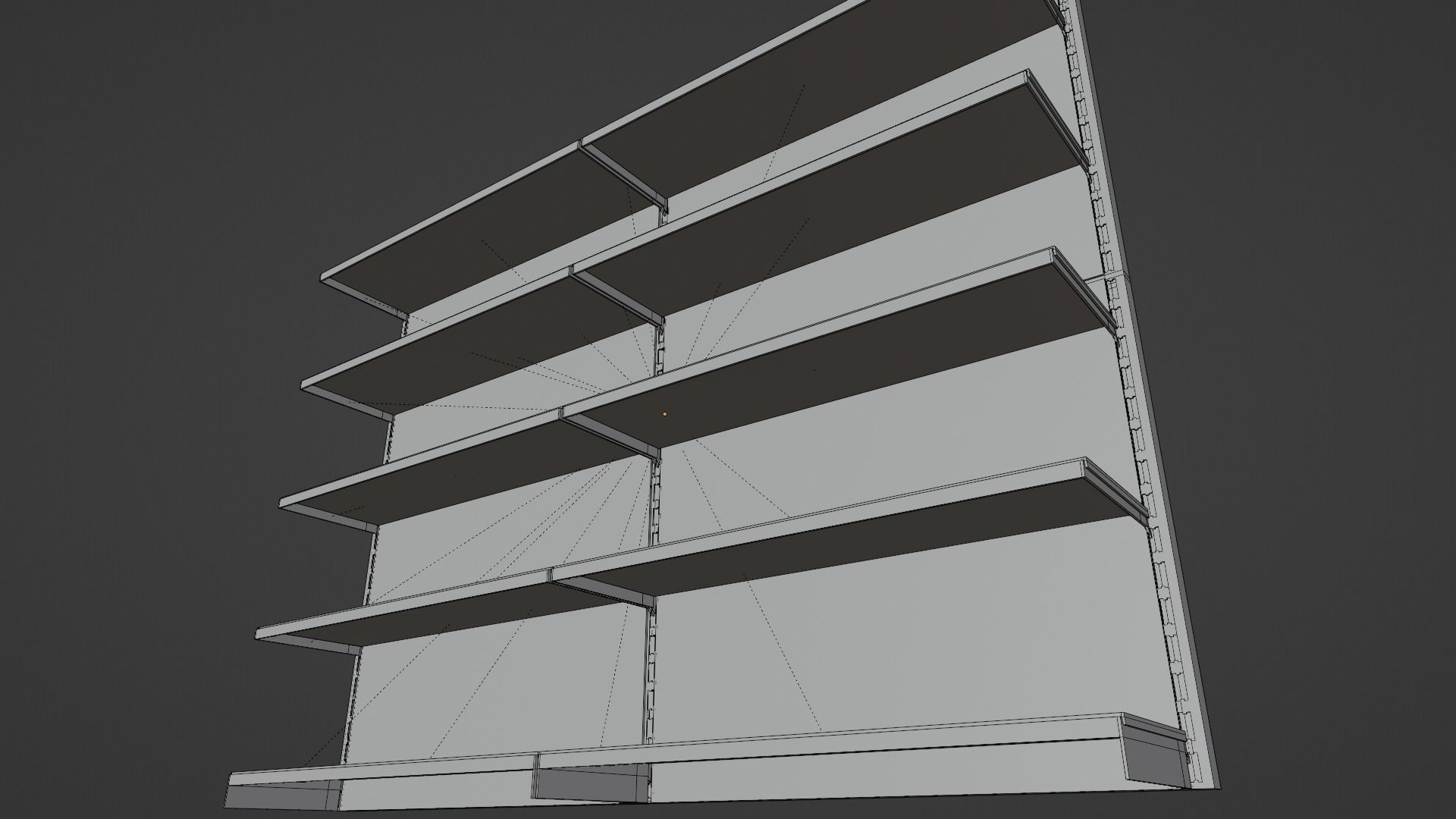 Industrial shelves Free 3D model_8