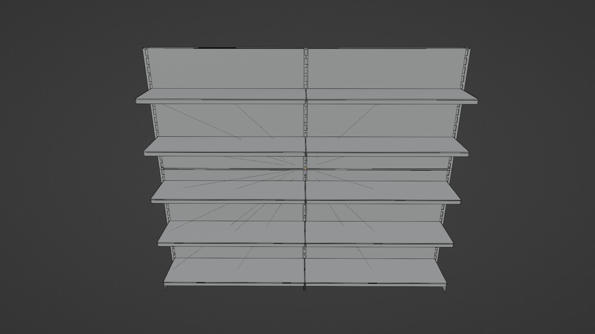 Industrial shelves Free 3D model_12