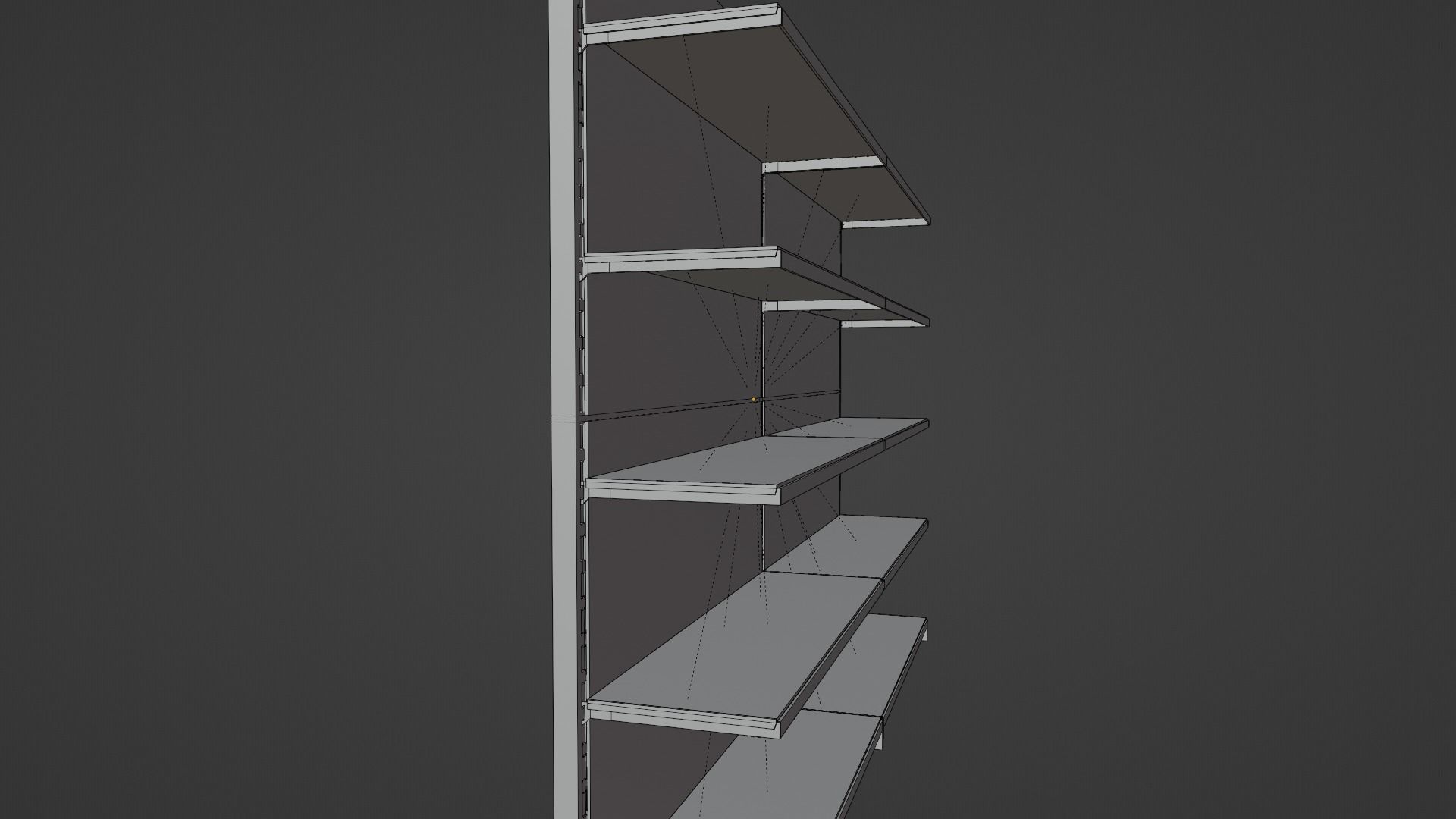 Industrial shelves Free 3D model_9