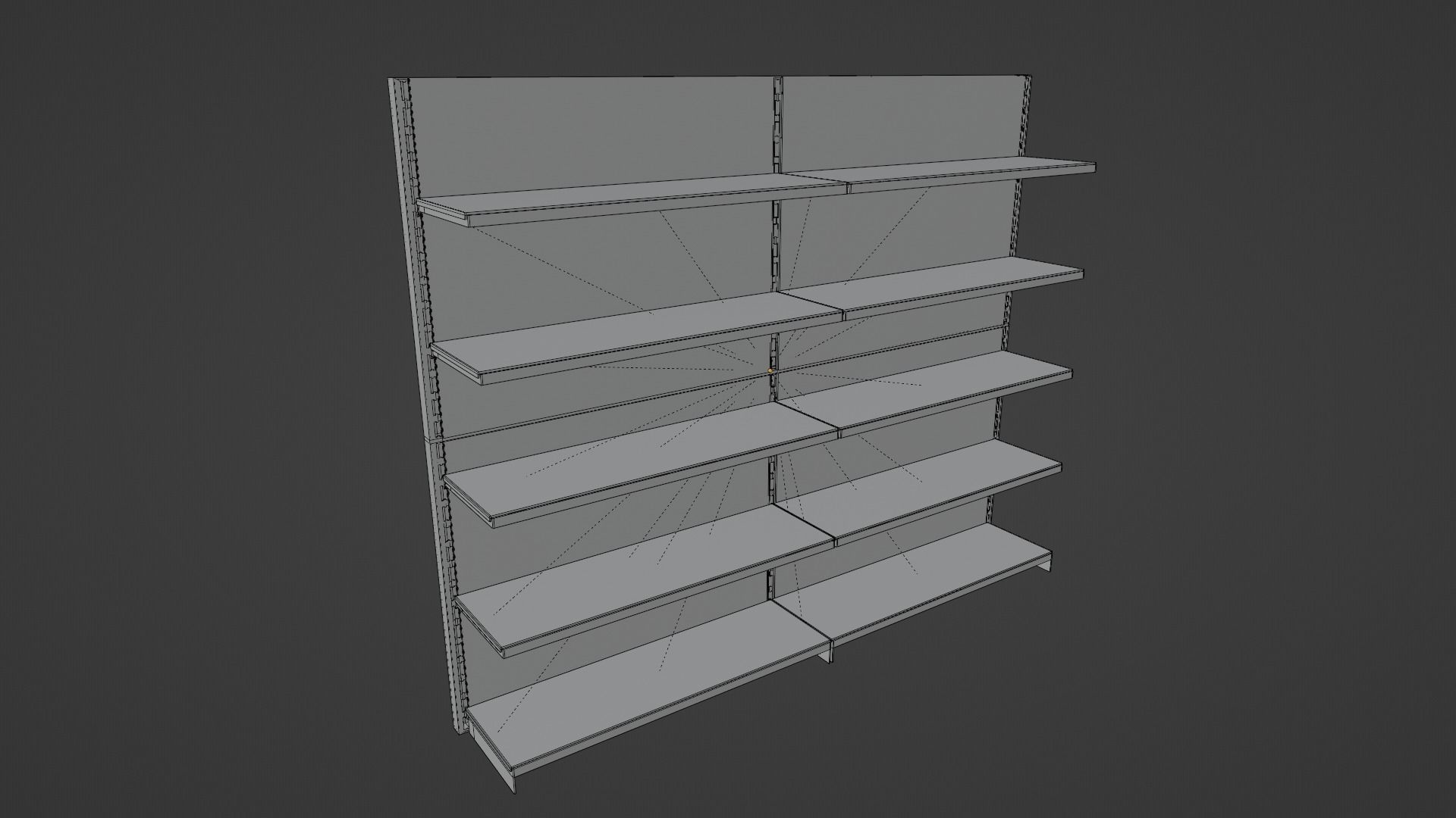 Industrial shelves Free 3D model_10