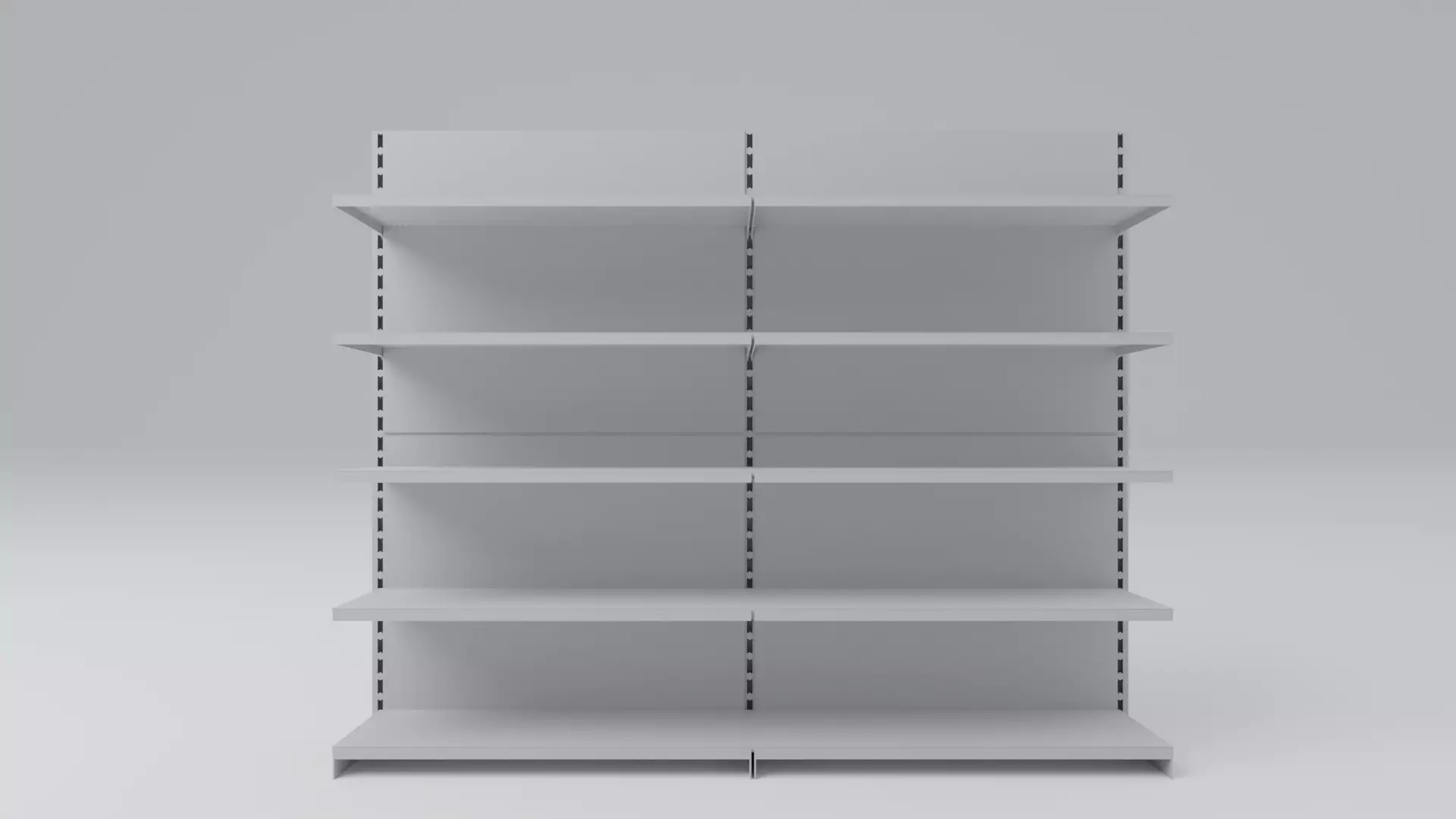 Industrial shelves Free 3D model_0