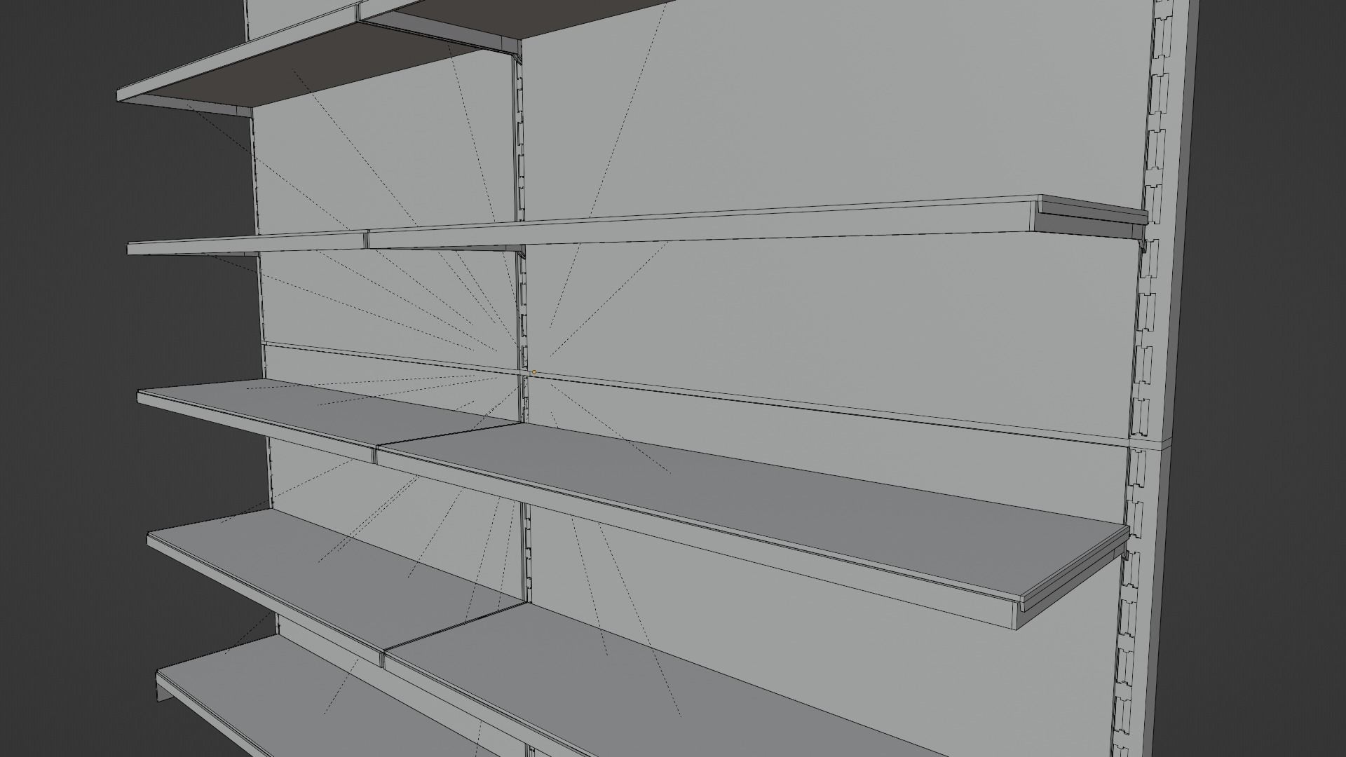 Industrial shelves Free 3D model_7