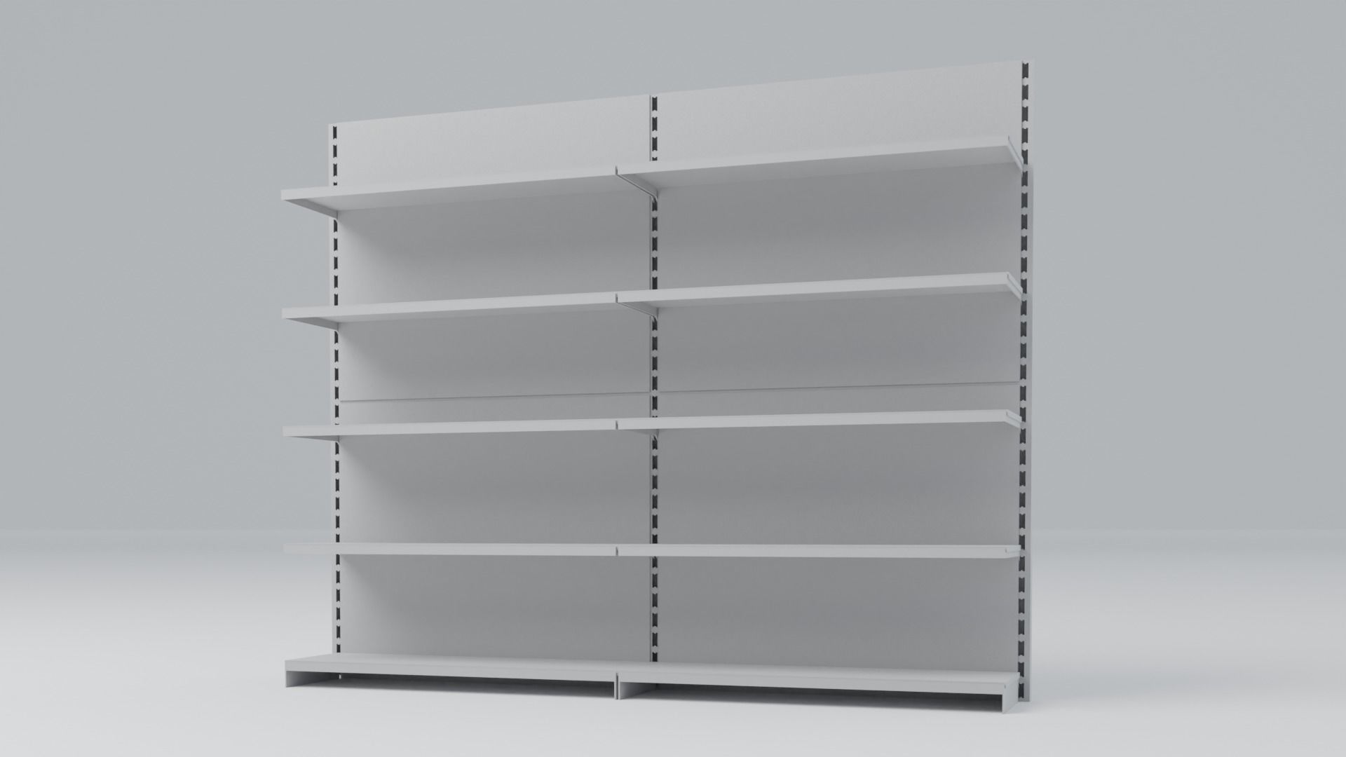 Industrial shelves Free 3D model_3