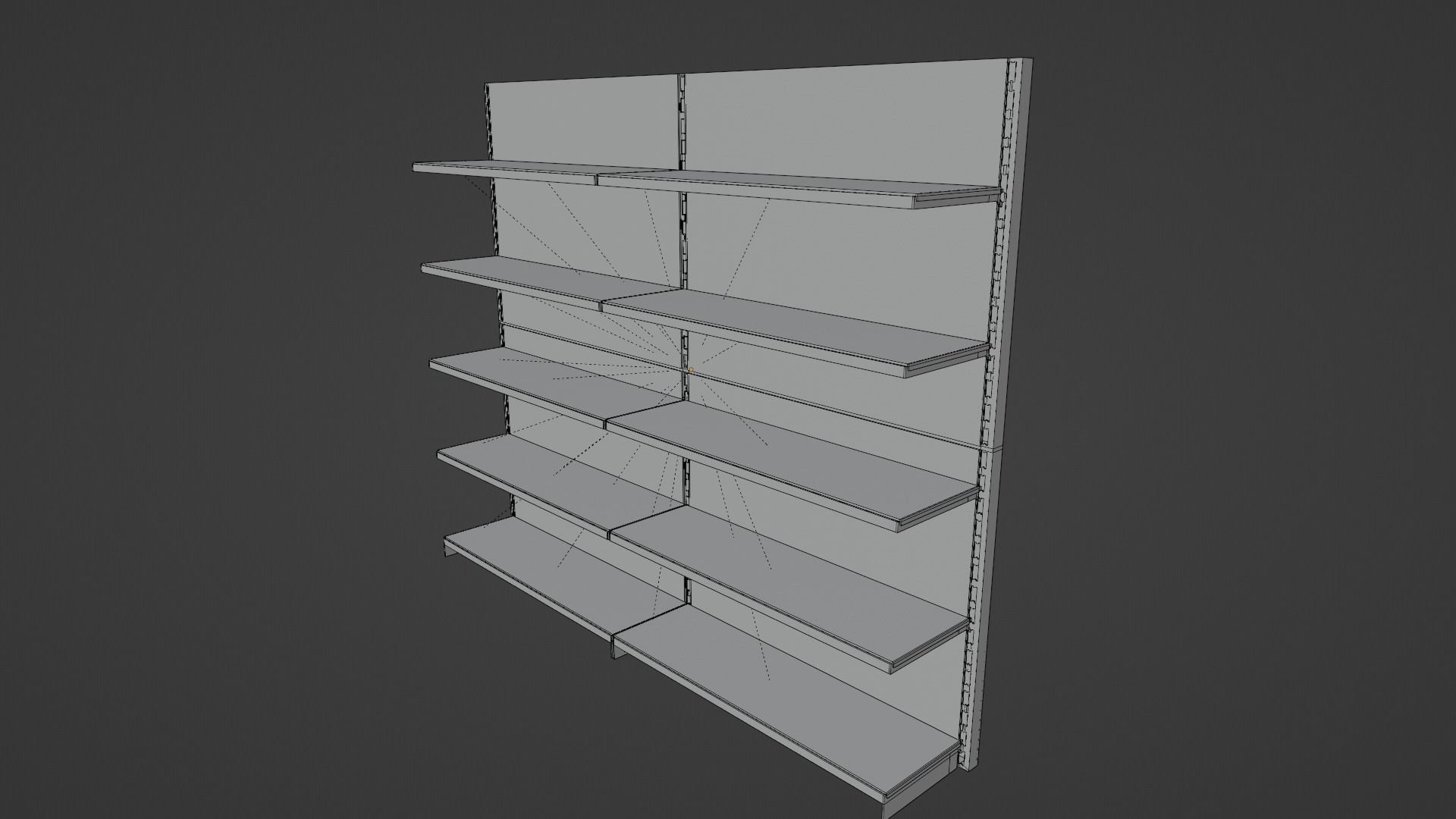 Industrial shelves Free 3D model_11