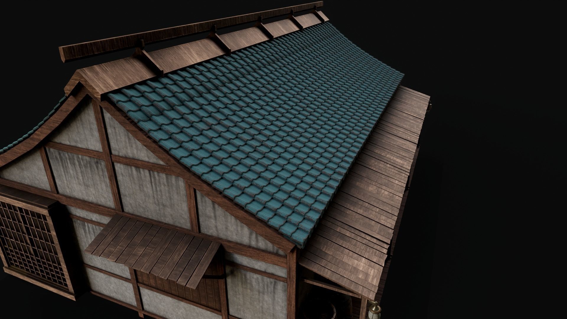 Asian Japanese Traditional Building Collection 3D model_102