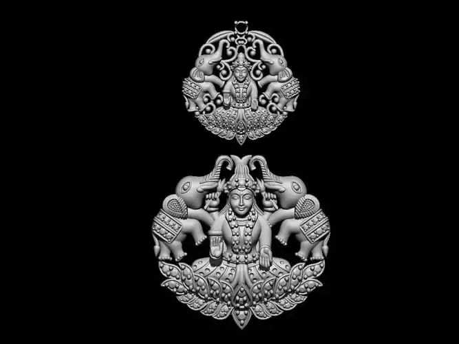 Laxmi Ji elephant  Welcome Model 3D Model Collection