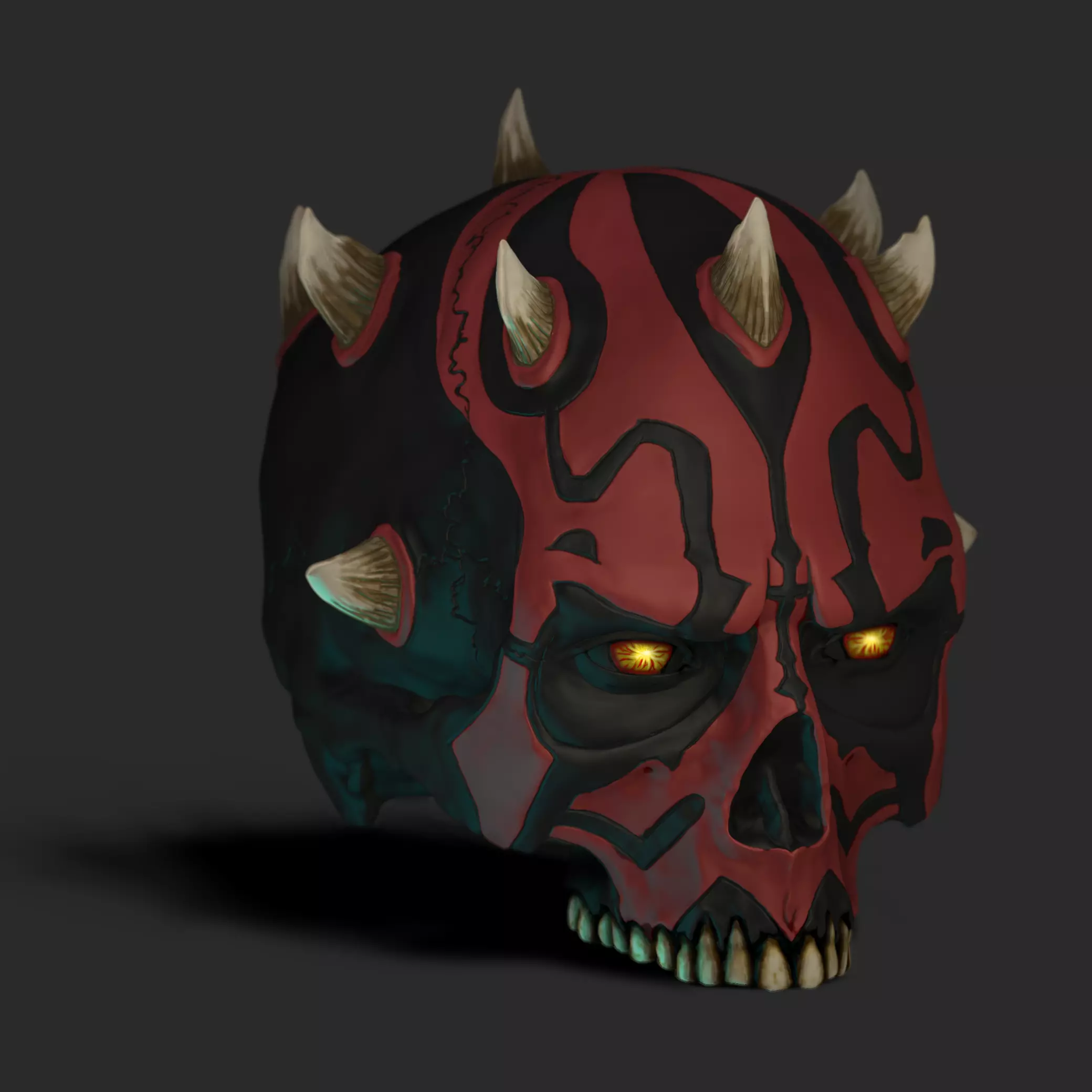 DARTH MAUL SKULL 3D print model_0