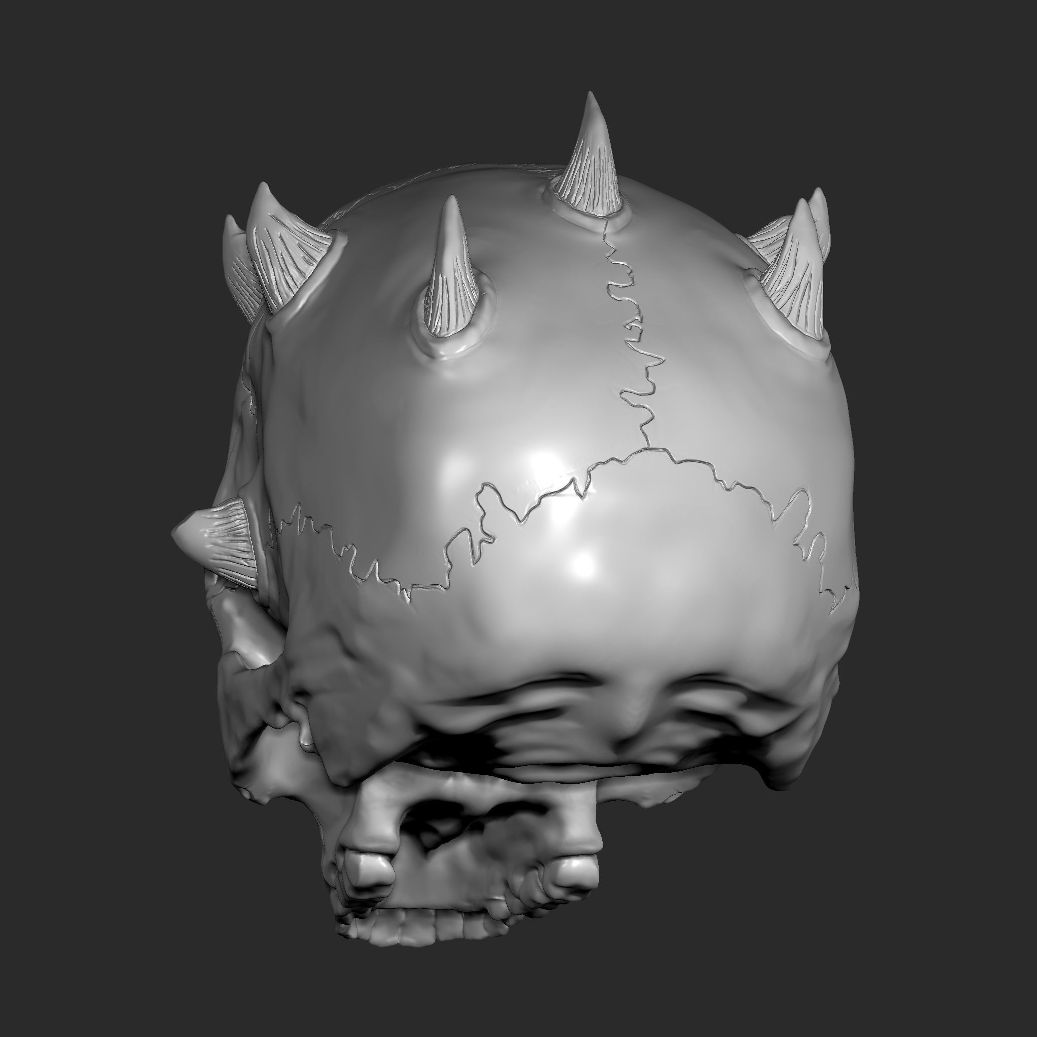 DARTH MAUL SKULL 3D print model_6