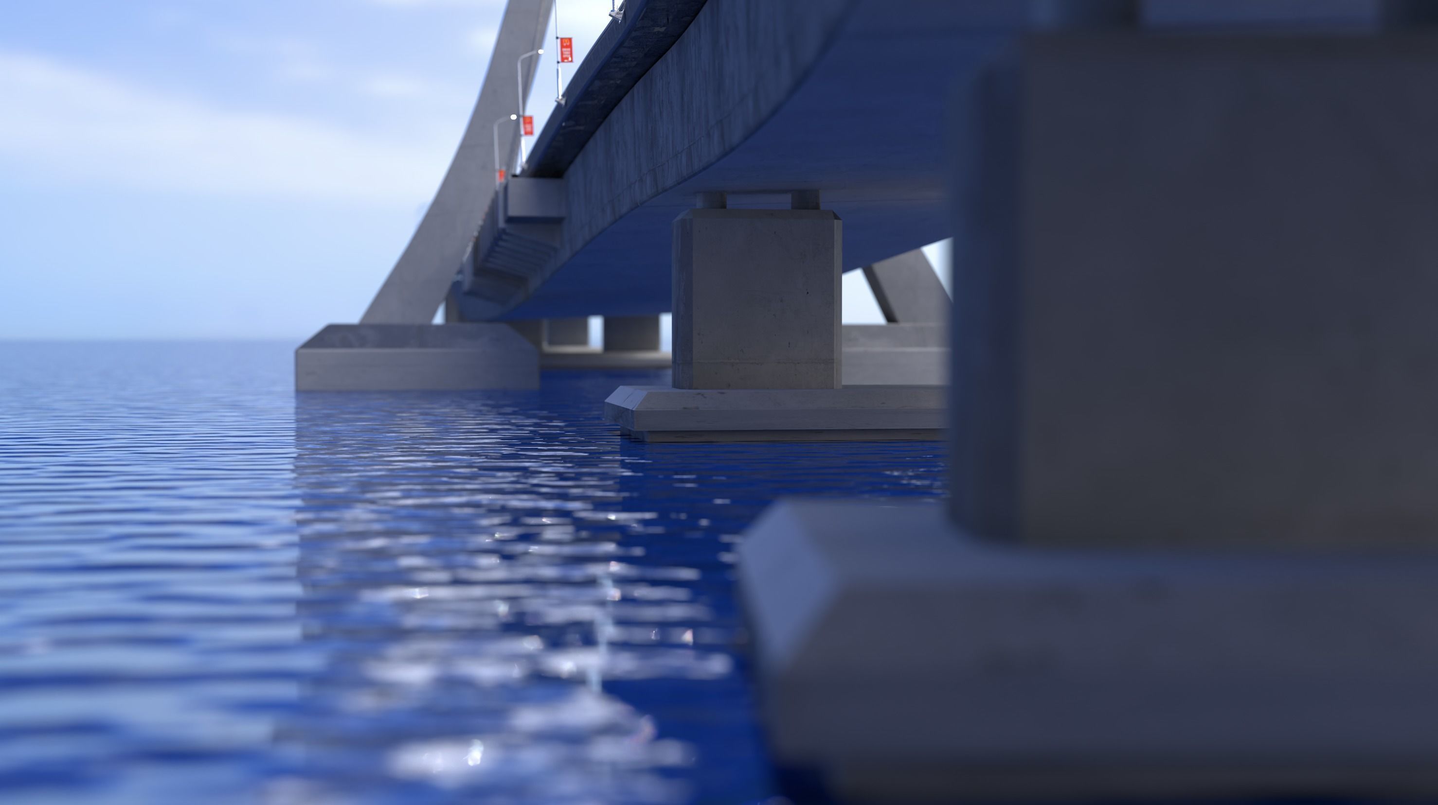 Lekki Bridge Lagos 3D model_6