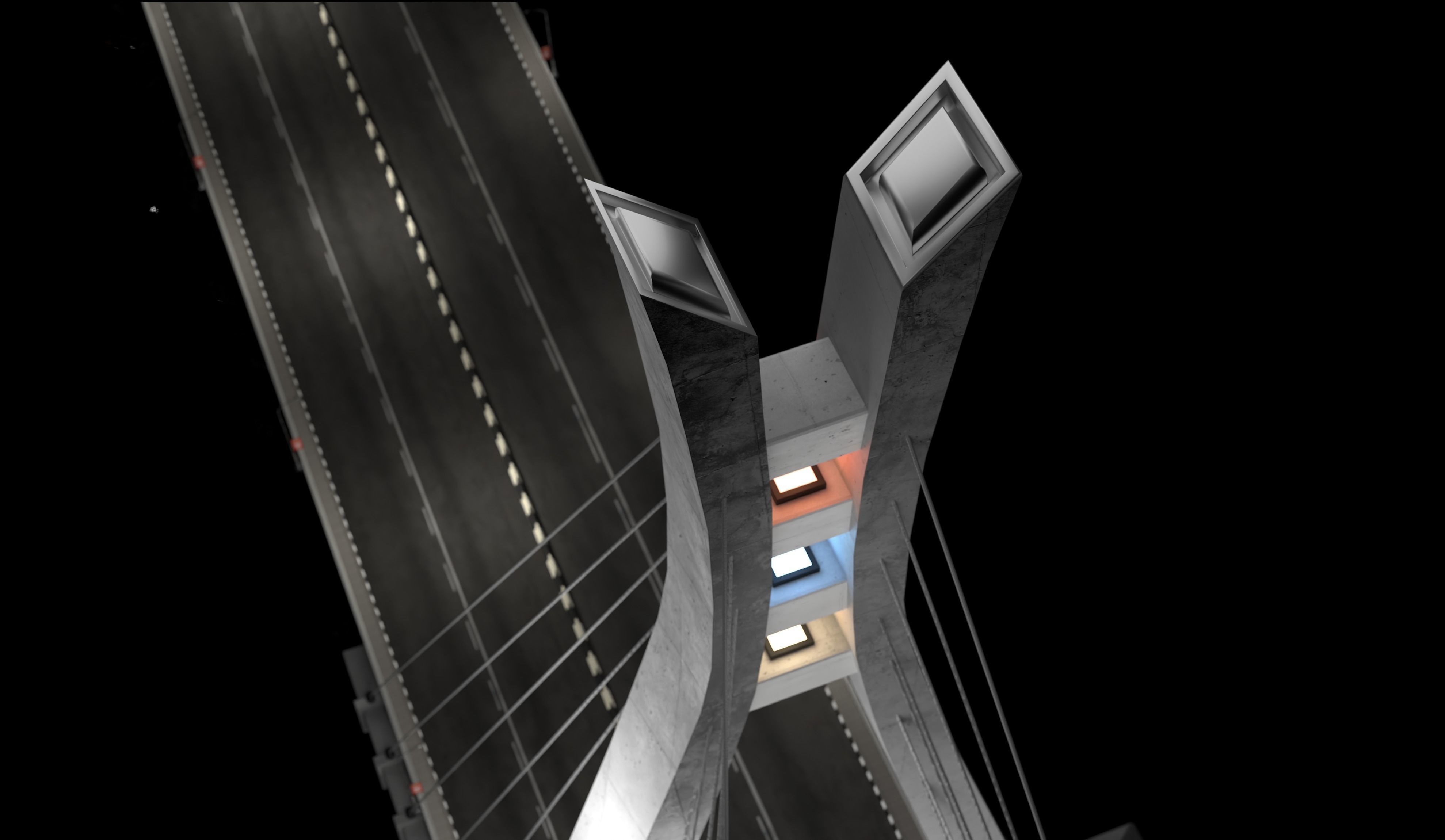 Lekki Bridge Lagos 3D model_1