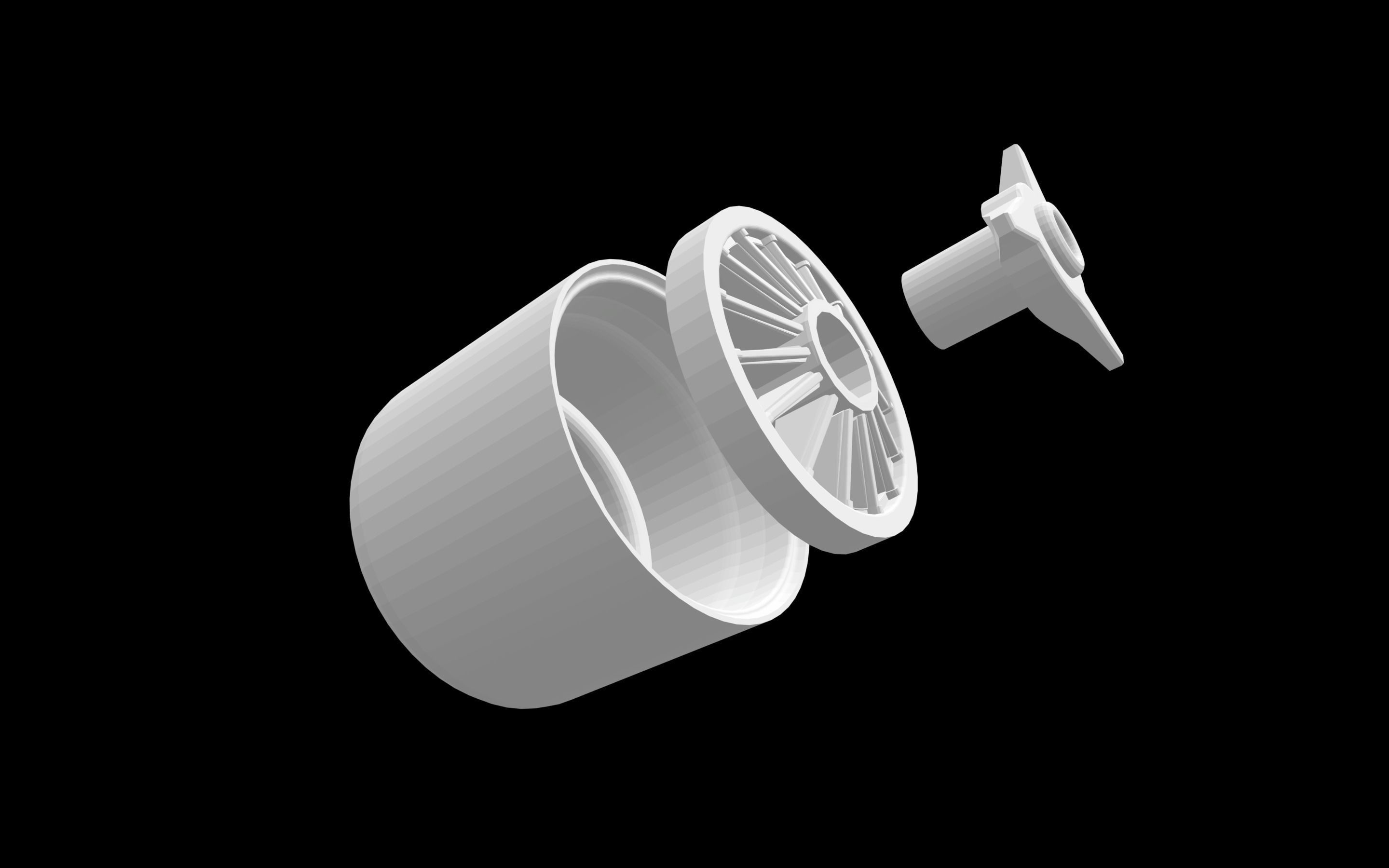 3 PIECES LOW RIDER WHEELS FOR HOTWHEELS 2 DIFFERENT MODELS 3D print model_2