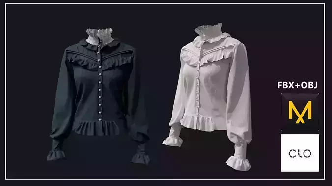 Blouse Marvelous Designer