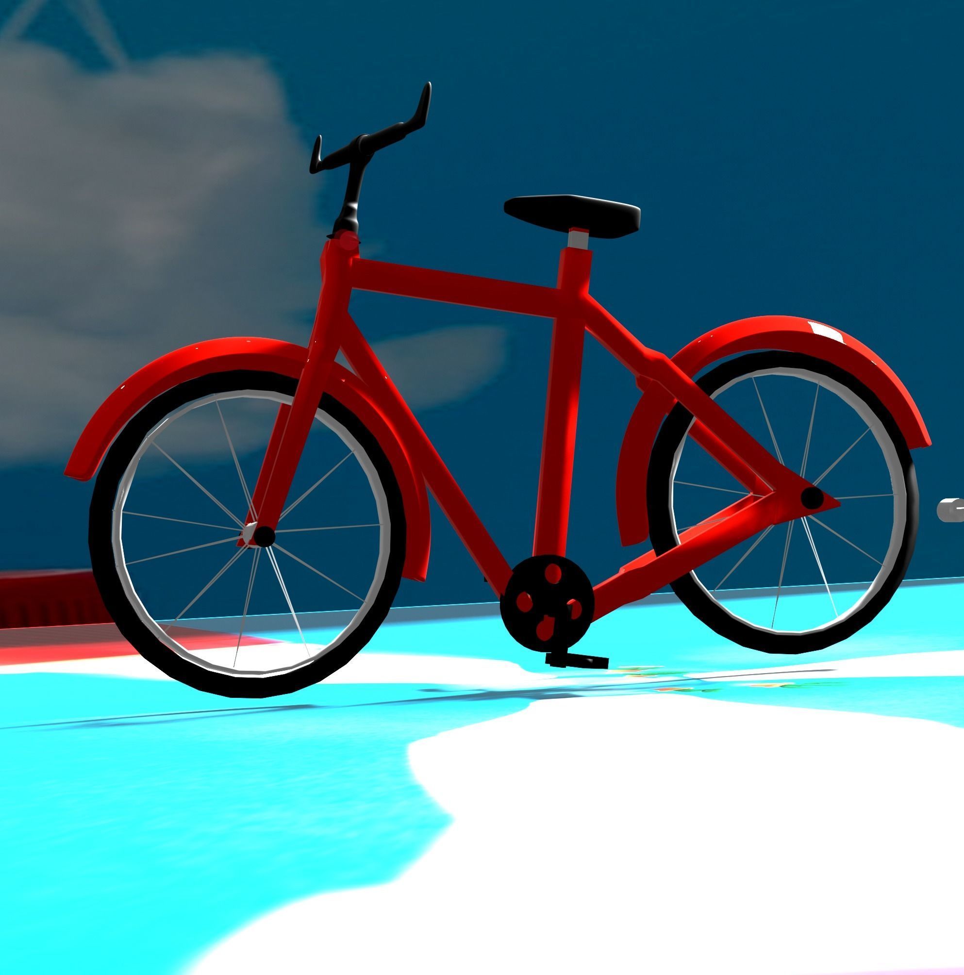 3d cycle bicycle 3D model_1