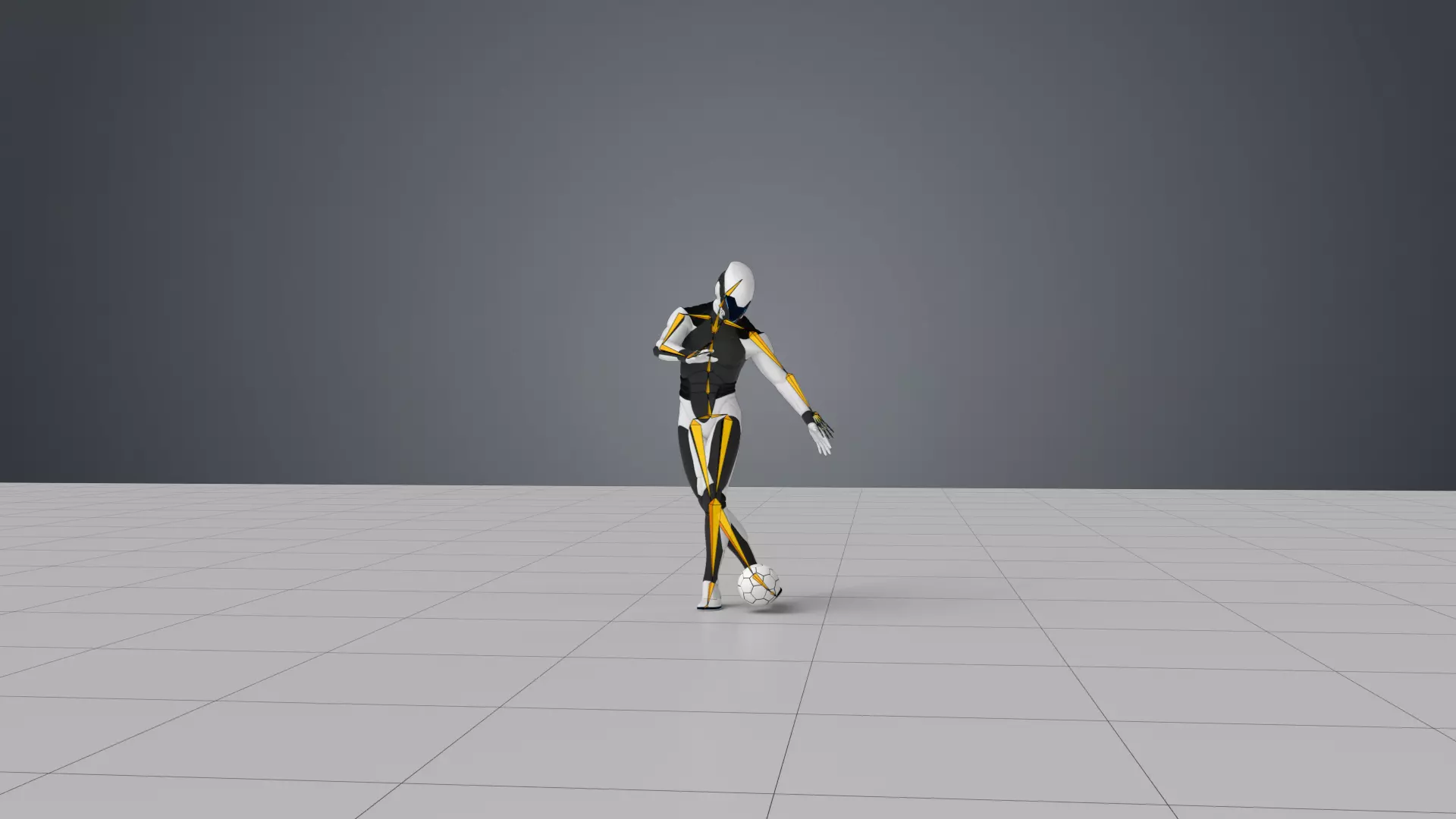 Soccer trick back v2 3D model