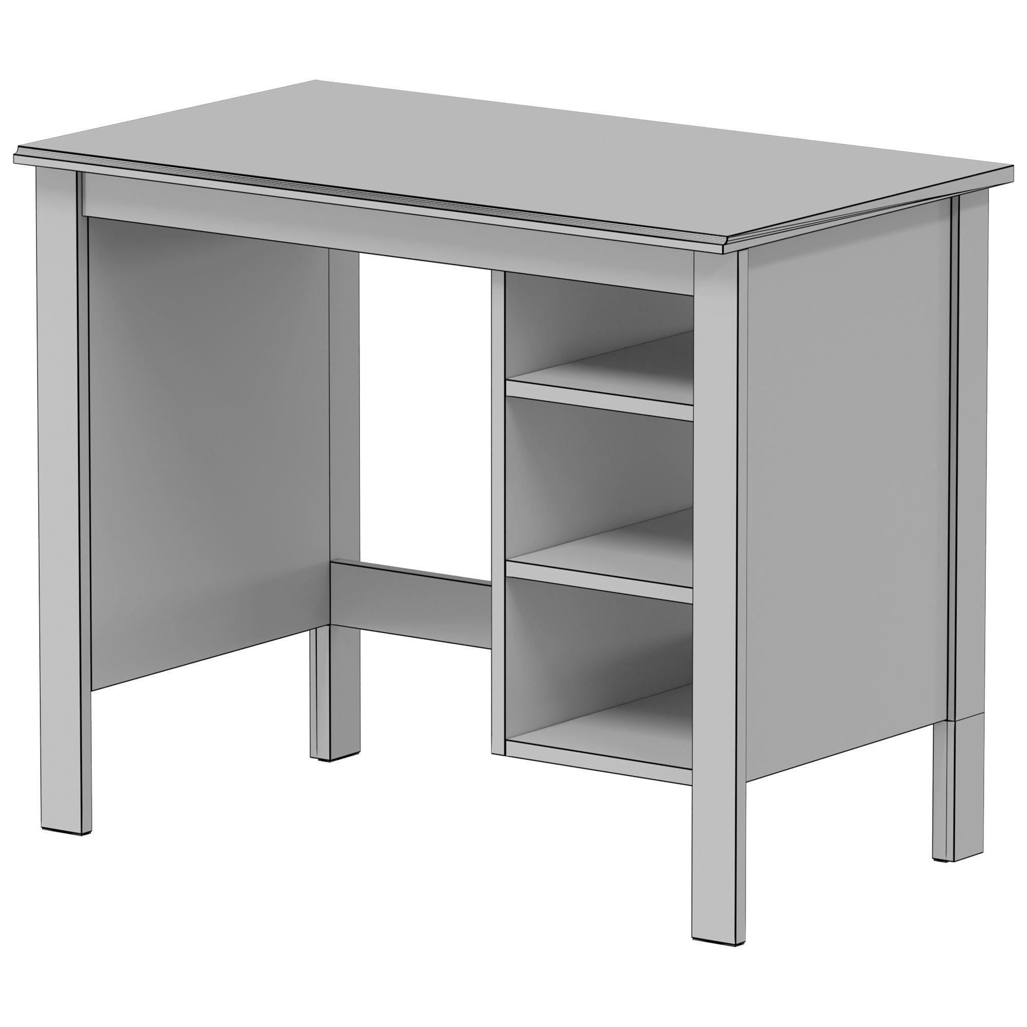 IKEA - BRUSALI Desk 3D model_3