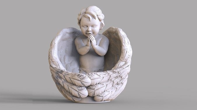 Cherub Sculpture 3D print model