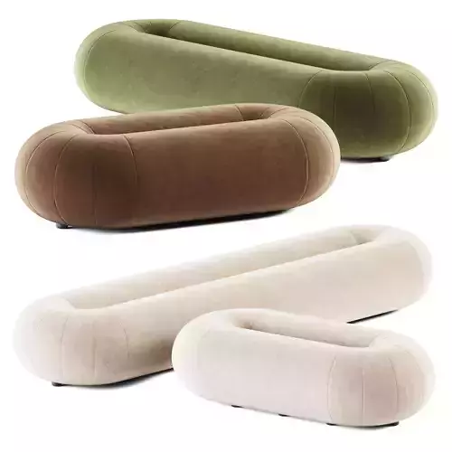 Loop Oval Pouf by Sancal