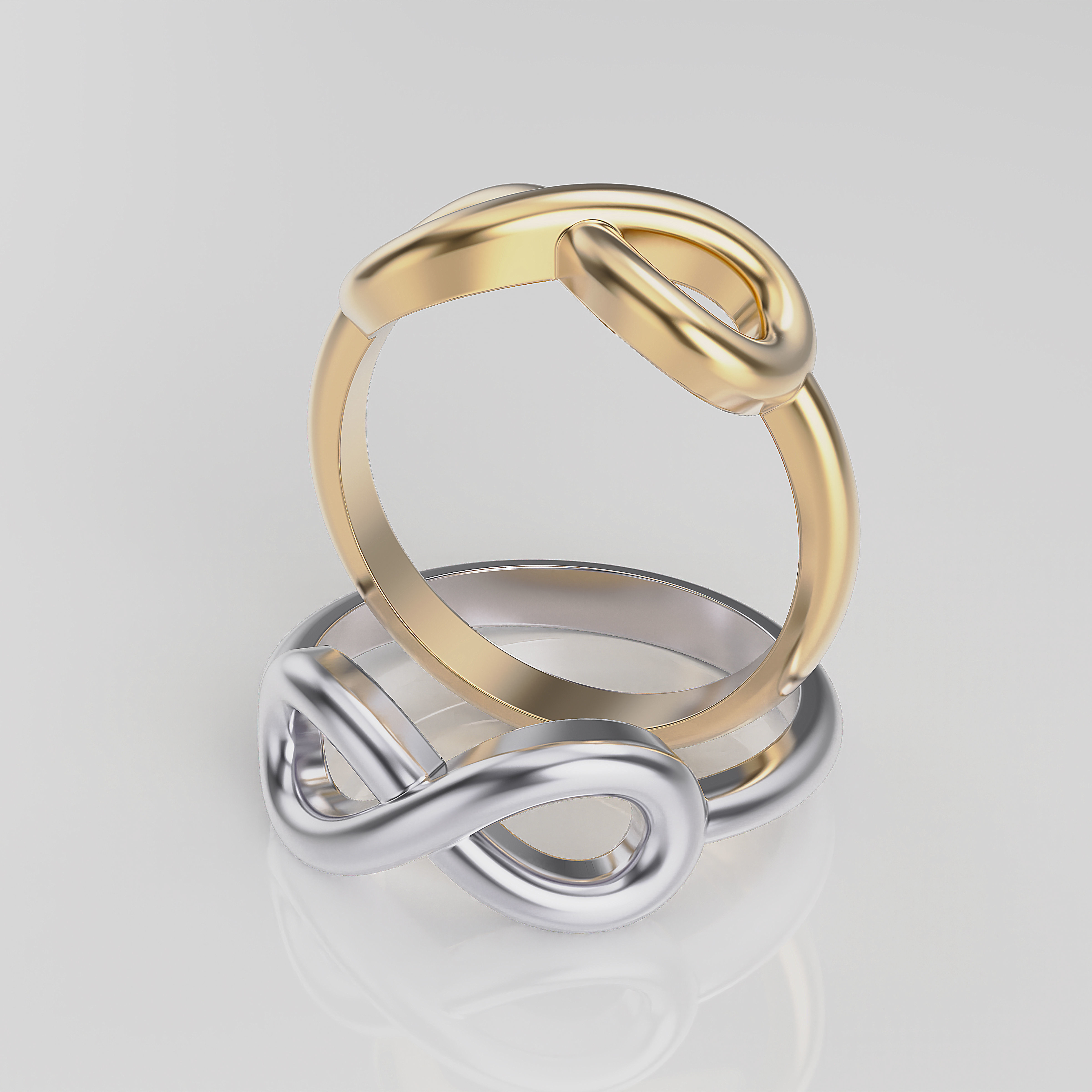Infinity Ring 3D print model_1