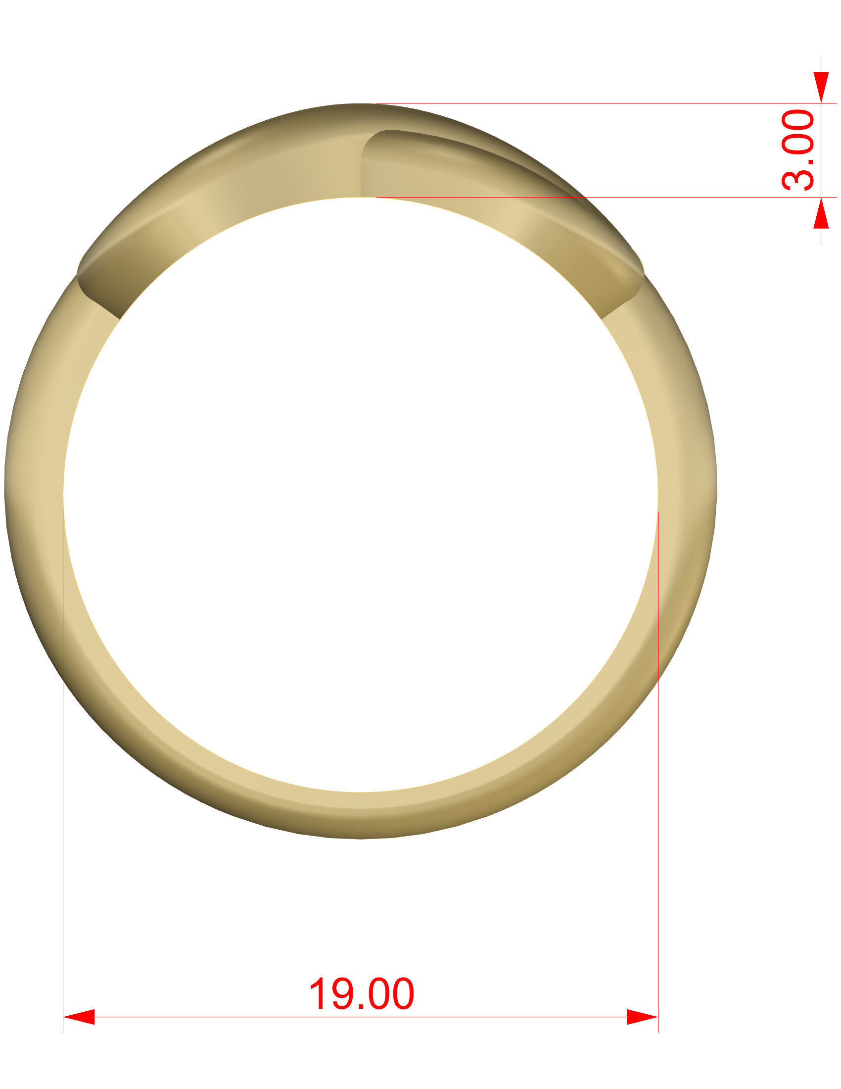 Infinity Ring 3D print model_4
