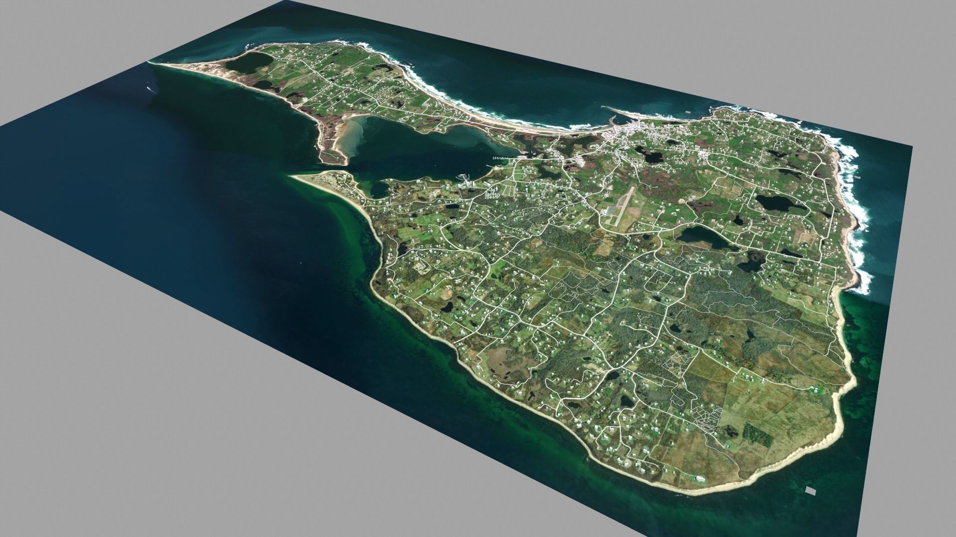 Block Island USA  3D model_7