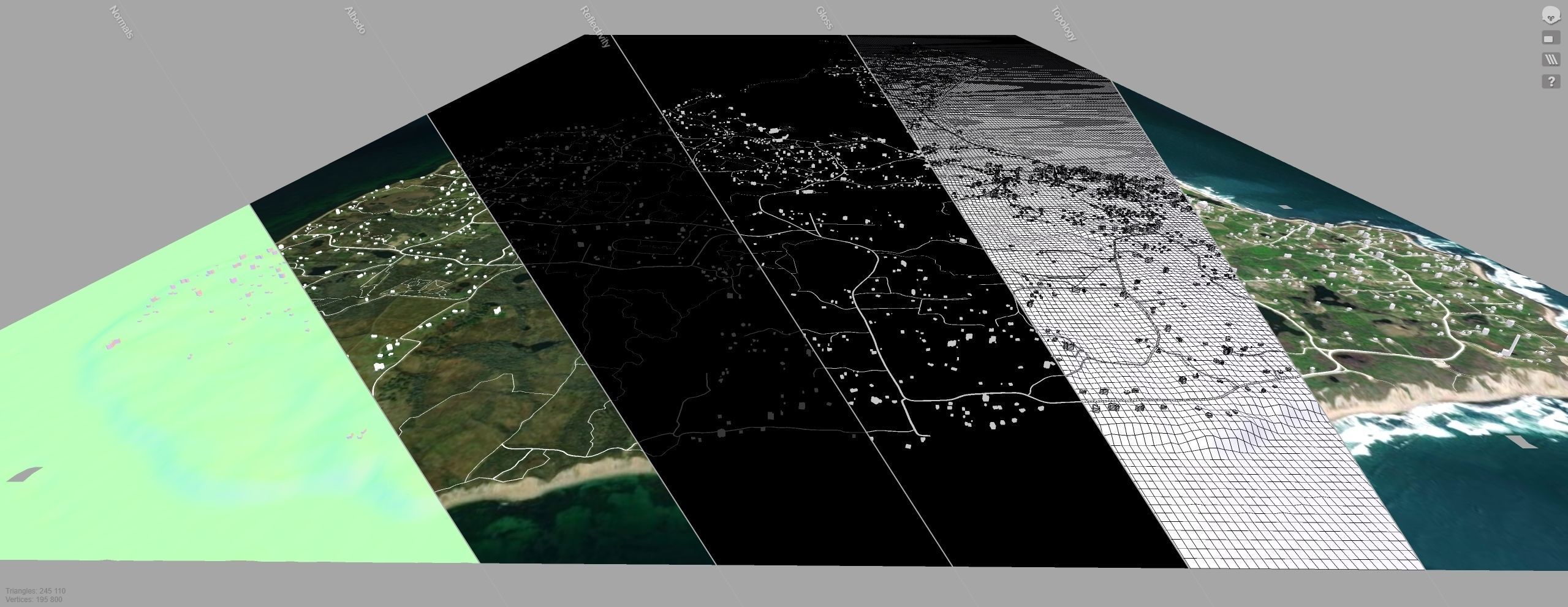 Block Island USA  3D model_9