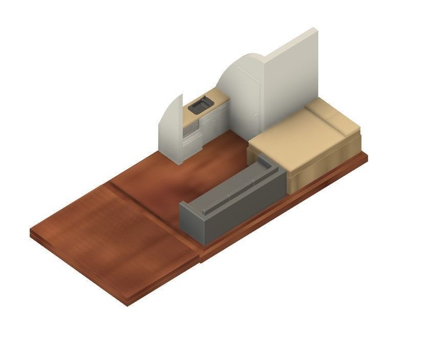 Model Railway - Glamping POD 3D print model_10