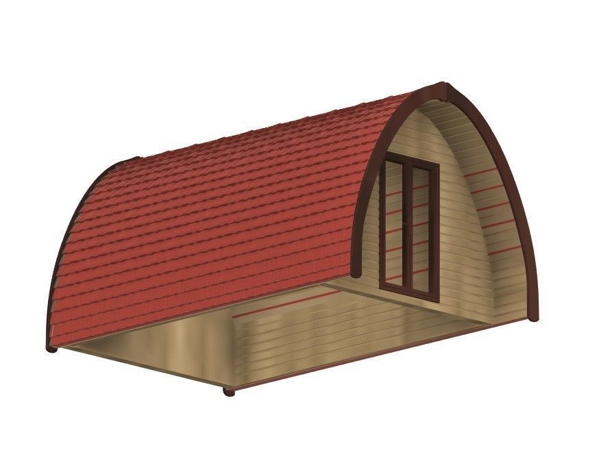 Model Railway - Glamping POD 3D print model_9