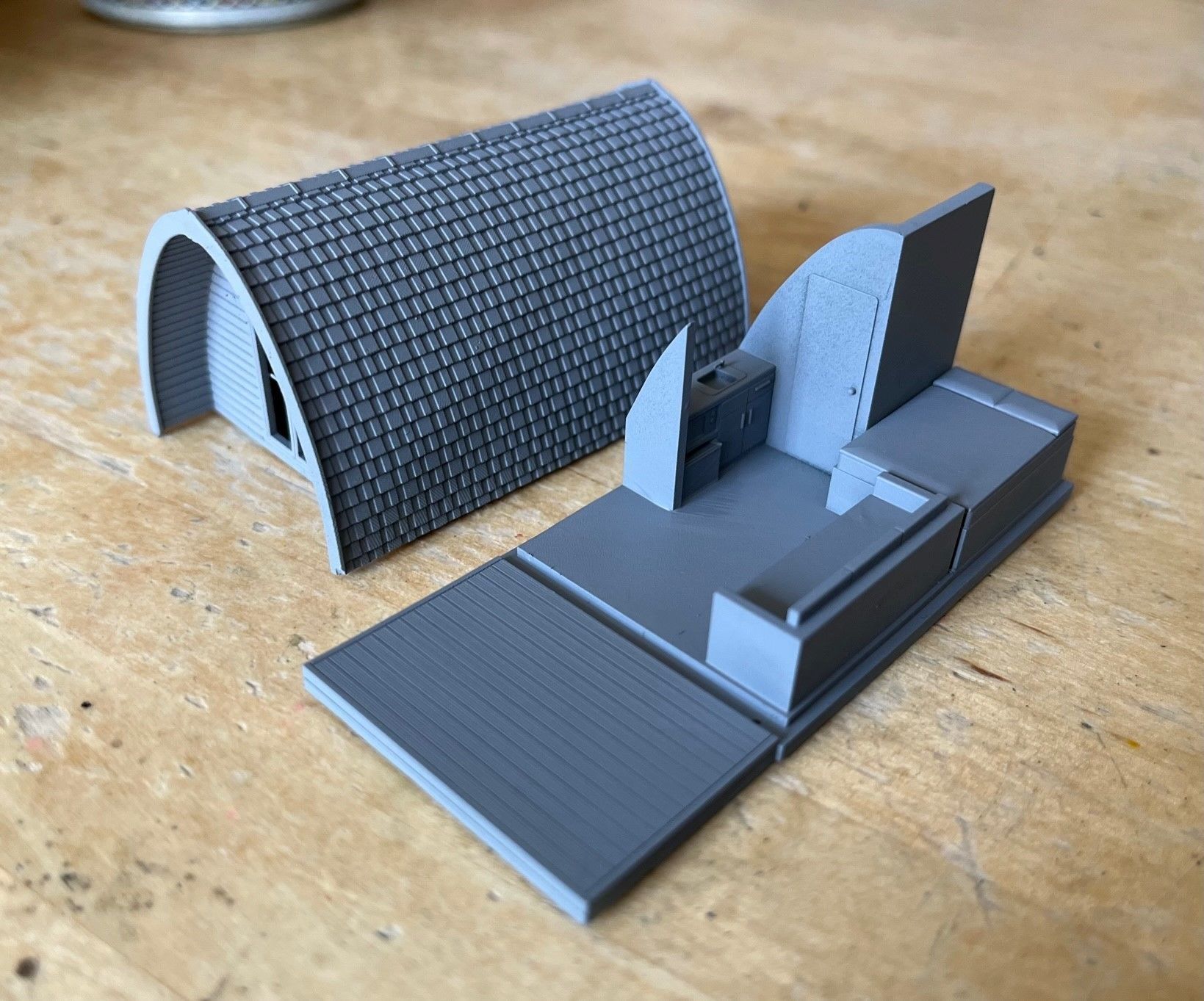 Model Railway - Glamping POD 3D print model_5