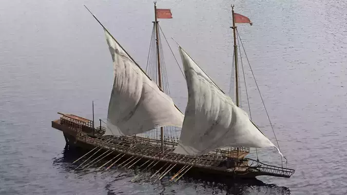 Ottoman Ship 3D model