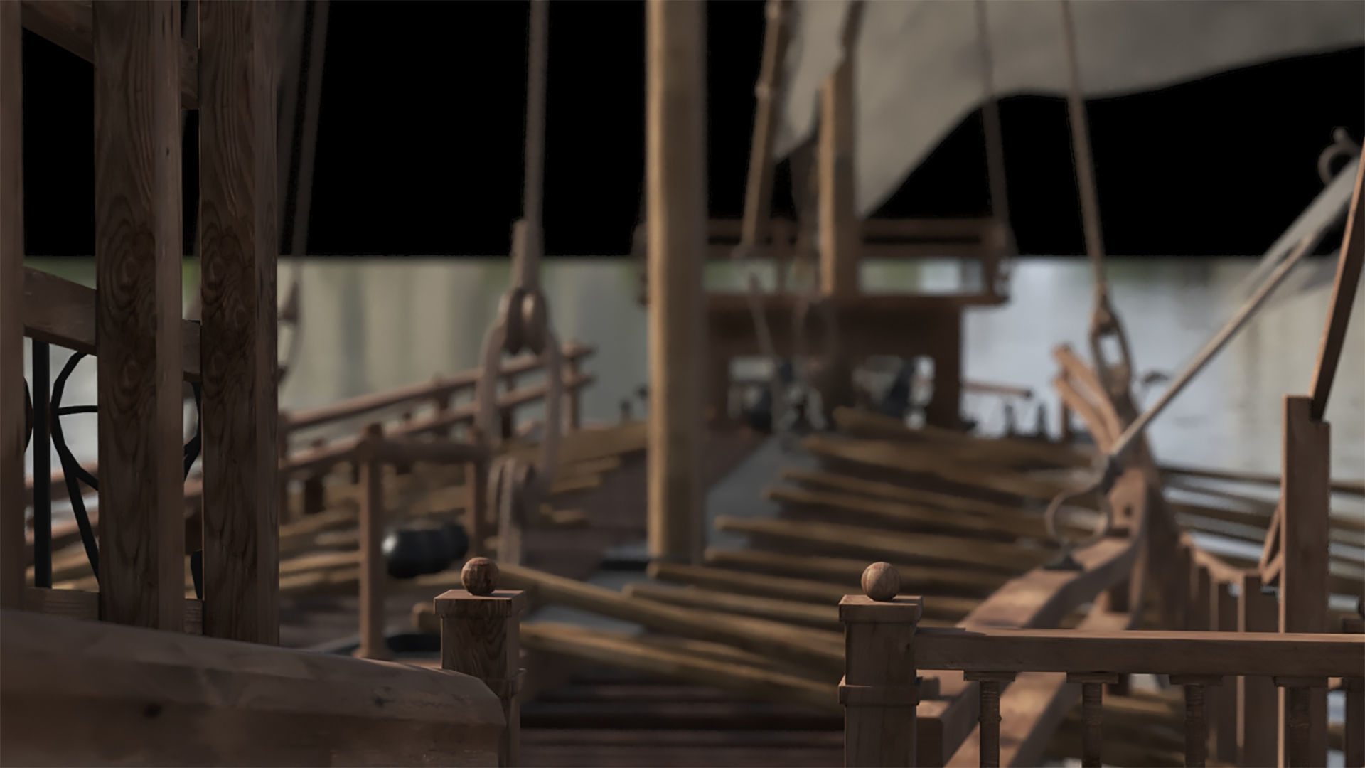 Ottoman Ship 3D model_14
