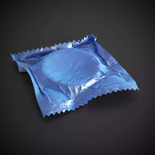 Condom Low-poly 3D model