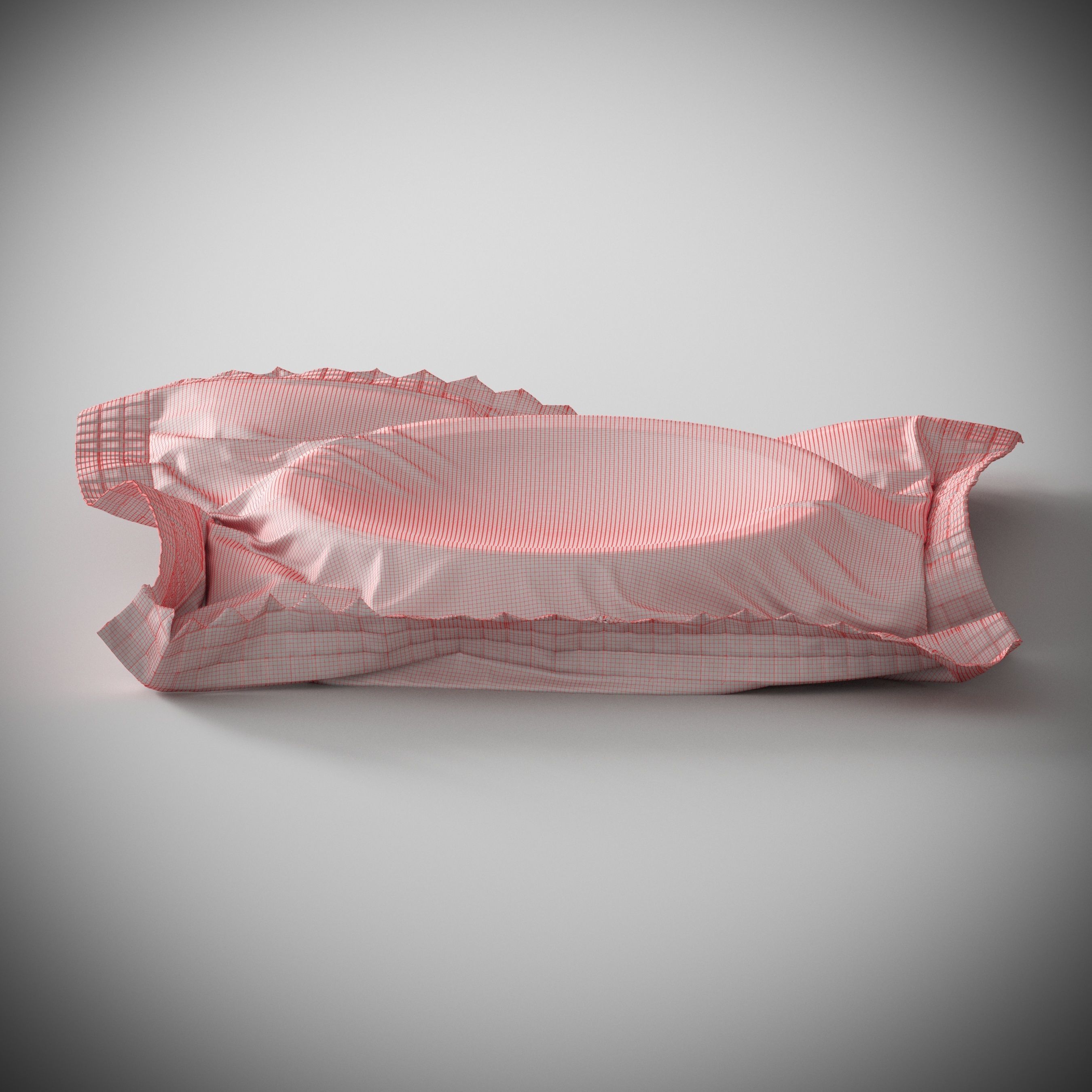 Condom Low-poly 3D model_8