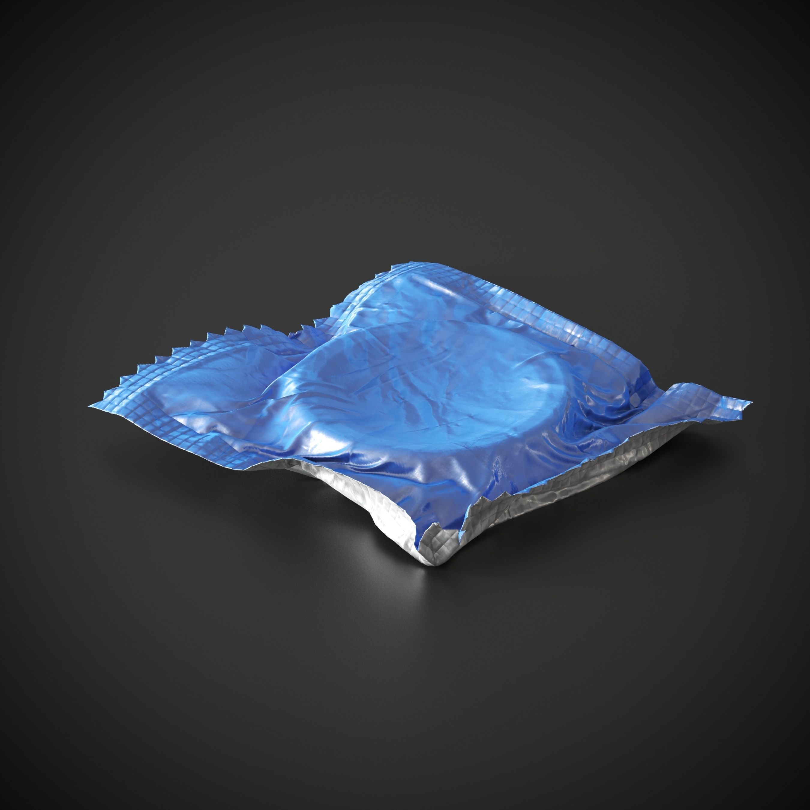 Condom Low-poly 3D model_2