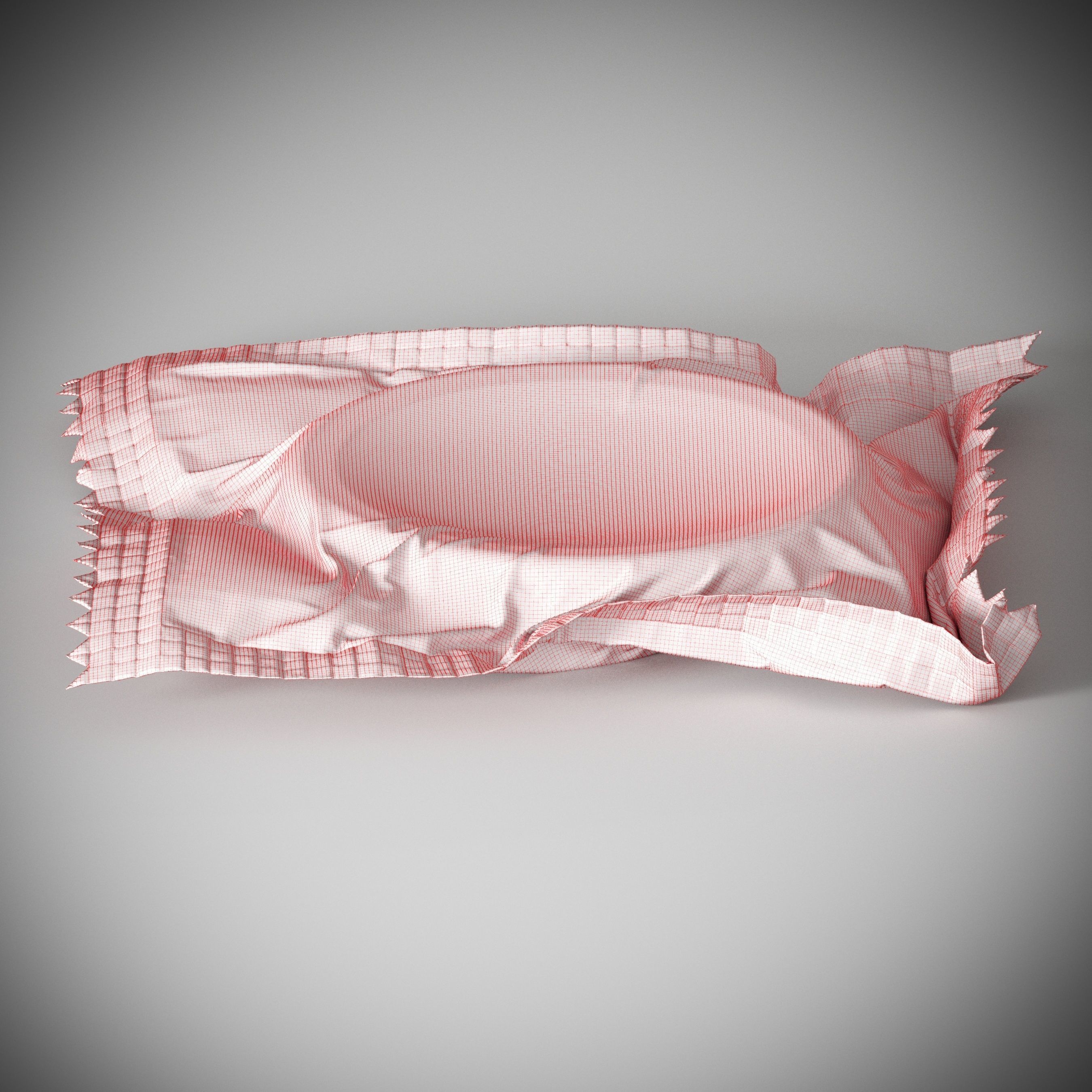 Condom Low-poly 3D model_9