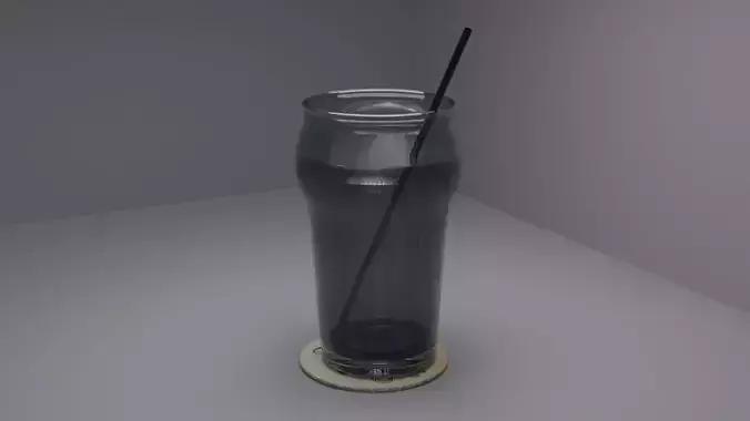Pint Glass 2 Free 3D model