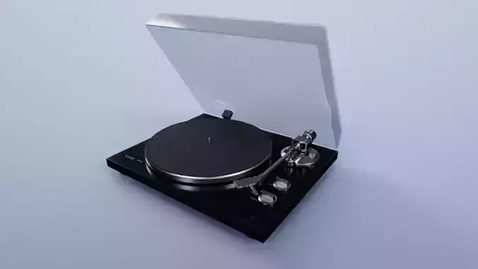 Modern Vinyl Player - 4k PBR Game Ready Model