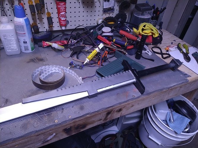 Custom Star Wars Themed Vibro Sword 3D print model