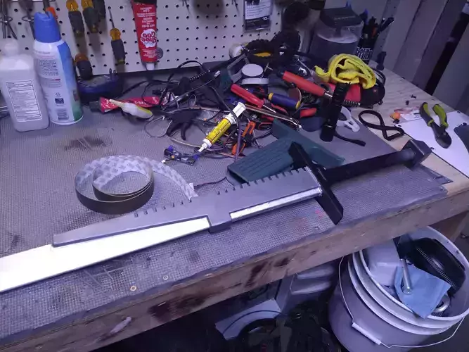 Custom Star Wars Themed Vibro Sword 3D print model