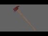 PBR Fire Axe V1a Low-poly 3D model_1