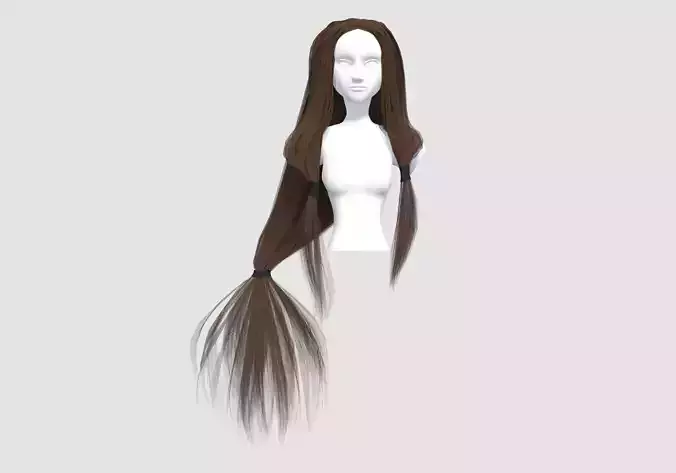 Side Pigtail Hairstyle 