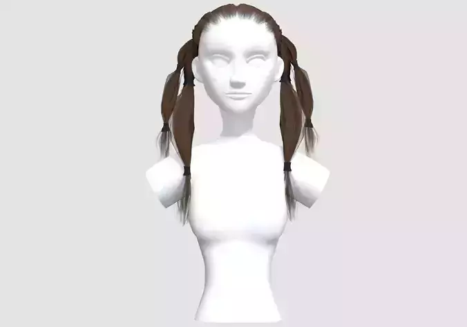 Pigtails Pretty Hairstyle 