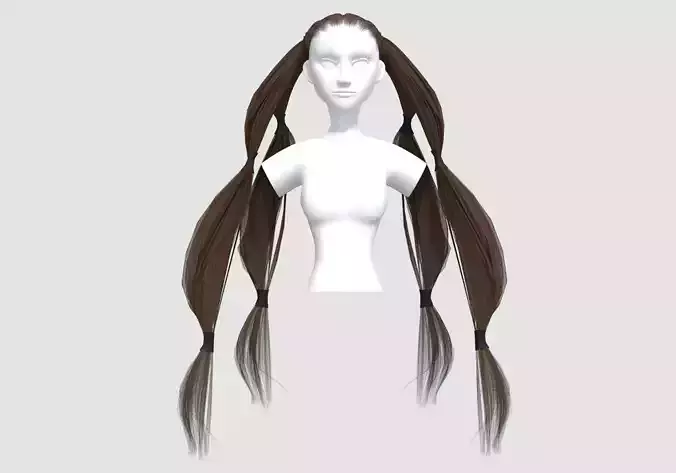 Pigtails Ponytails Hairstyle 