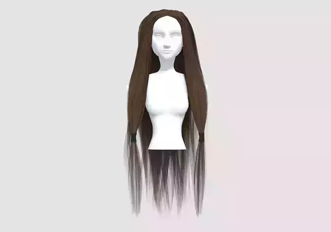 Long Pigtails Hairstyle 