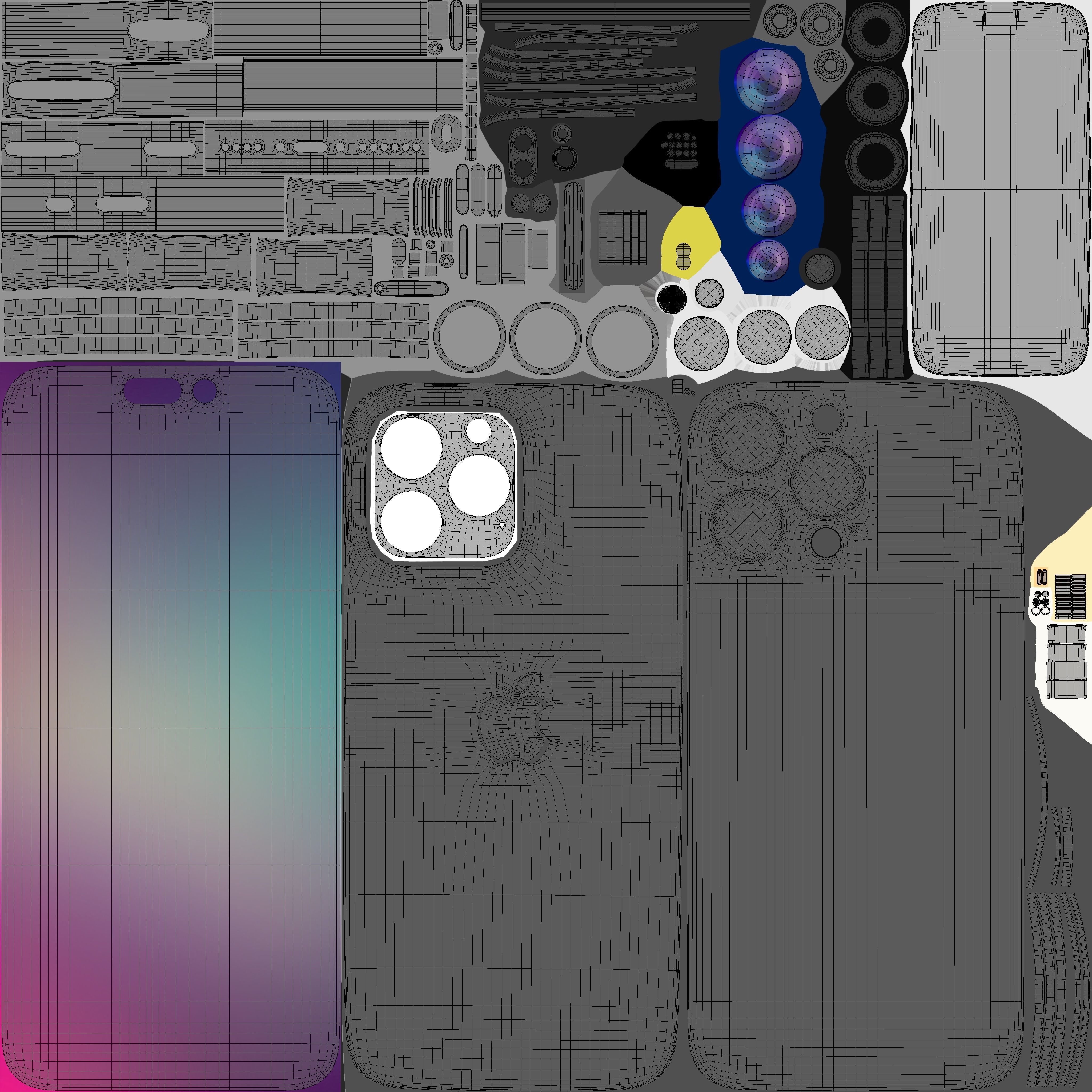 Apple iPhone 14 Pro Max 3D model_12