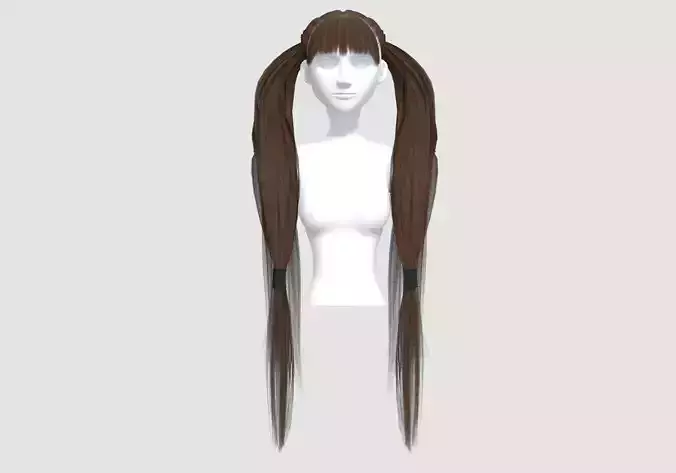 Cute Pigtails Hairstyle 