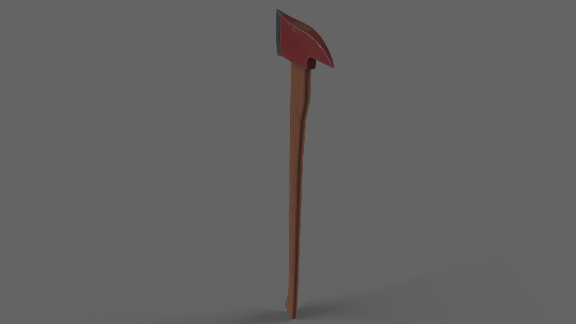 PBR Fire Axe V1c Low-poly 3D model_8