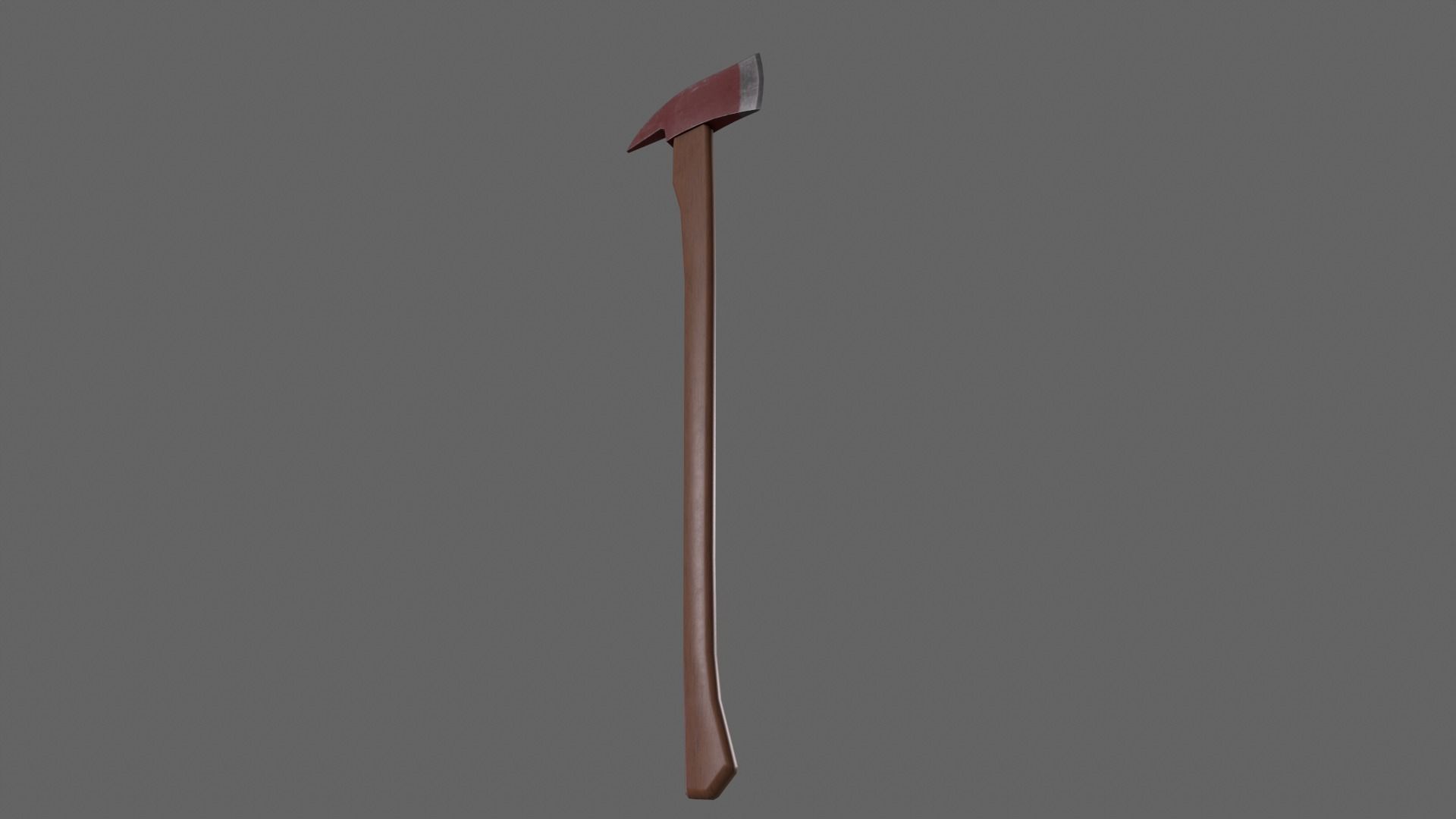 PBR Fire Axe V1c Low-poly 3D model_6